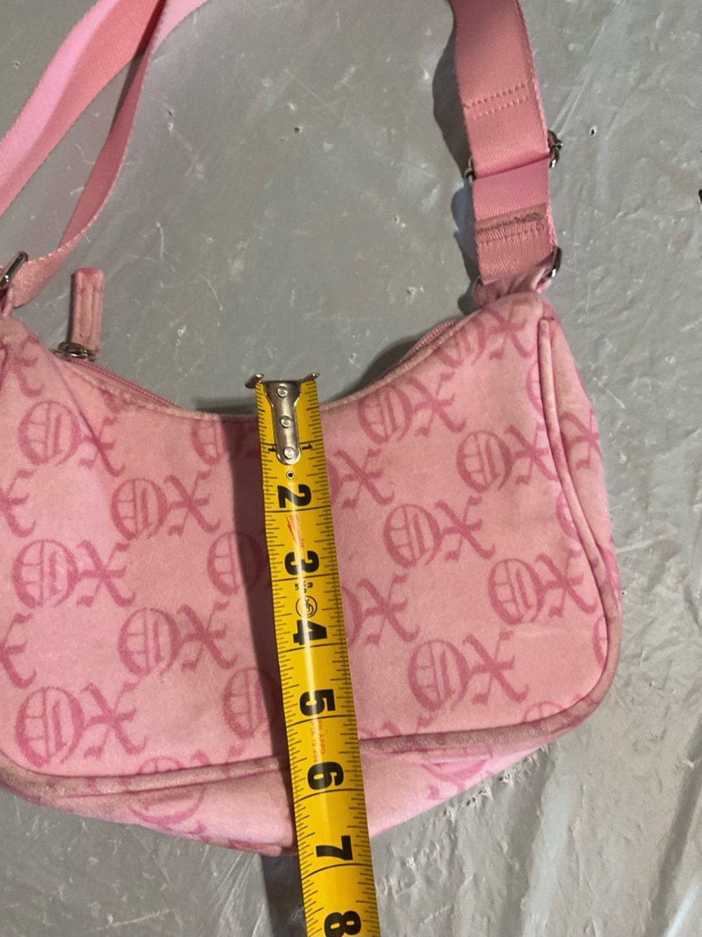 Pink Logo-Print Shoulder Bag - Picture 6 of 6